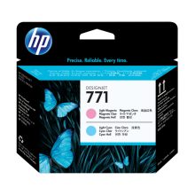 Imagen del cabezal de impresión HP DesignJet 771 con tintas magenta claro y cian claro, SKU CE019A