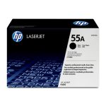 HP Cartucho de tóner original LaserJet 55A negro para impresoras, modelo CE255A