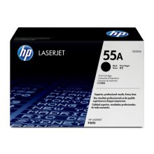 HP Cartucho de tóner original LaserJet 55A negro para impresoras, modelo CE255A