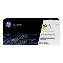 Imagen del HP Cartucho de tóner original LaserJet 651A en color amarillo, perfecto para impresoras HP, SKU CE342A