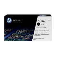 Cartucho de tóner original HP LaserJet 507A negro, alta capacidad para impresión nítida y precisa. SKU: CE400A