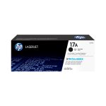 Cartucho de tóner original HP para impresoras LaserJet en color negro, modelo 17A, número de SKU CF217A