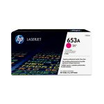 Cartucho de tóner original HP LaserJet 653A en color magenta, gran capacidad de impresión, SKU CF323A