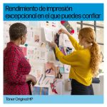 HP cartucho de tóner original LaserJet 130A en color cian, ideal para impresiones de alta calidad. SKU: CF351A