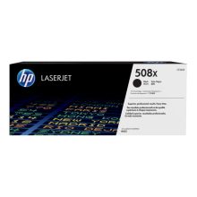HP Cartucho de tóner original LaserJet 508X negro de alta capacidad CF360X, diseñado para impresión eficiente y duradera