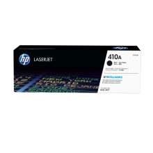 Cartucho de tóner original HP LaserJet 410A en color negro para impresoras, SKU CF410A