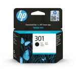 Cartucho de tinta negro HP 301 original, SKU CH561EE#BA3, ideal para impresión de alta calidad con impresoras HP.