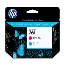 HP Cabezal de impresión Designjet 761 magenta/cian CH646A, diseño compacto para impresiones de alta calidad
