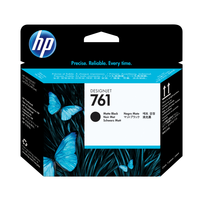 Cabezal de impresión HP DesignJet 761 negro mate con doble color Cabezal de impresión HP DesignJet 761 en negro mate con doble color, ideal para impresiones de alta calidad SKU CH648A
