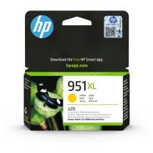 Cartucho de tinta HP color amarillo de alta capacidad modelo 951XL, SKU CN048AE#BGY adecuado para impresoras HP