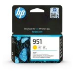 Cartucho de tinta original HP 951 en color amarillo, ideal para impresoras HP. SKU CN052AE#BGY