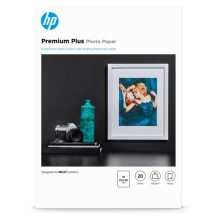 Imagen del producto HP Papel fotográfico Premium Plus brillante en tamaño A4 con 20 hojas, SKU CR672A