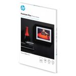 HP Papel fotográfico semibrillante Premium Plus, 20 hojas, tamaño A4, 210 x 297 mm, SKU CR673A