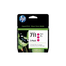Pack de ahorro de 3 cartuchos de tinta magenta HP DesignJet 711 de 29 ml, SKU CZ135A
