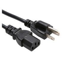 Cable de alimentación HPE modelo C13, con conector Nema 5-15P, para 110V, 10 amperios y 1.83 metros de longitud. SKU: AF556A