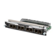 Módulo de apilamiento HPE Aruba Networking 3810M con 4 puertos, SKU JL084A.