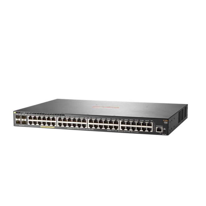 HPE Aruba Networking Aruba 2930F 48G PoE+ 4SFP Gestionado L3 Gigabit Ethernet (10/100/1000) Energía sobre Ethernet (PoE) 1U Gris 1 HPE Aruba Networking Aruba 2930F 48G PoE+