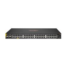 Conmutador HPE Aruba 6100 con 48 puertos Gigabit Ethernet y PoE, potencia de 370W, SKU: JL675A#ABB