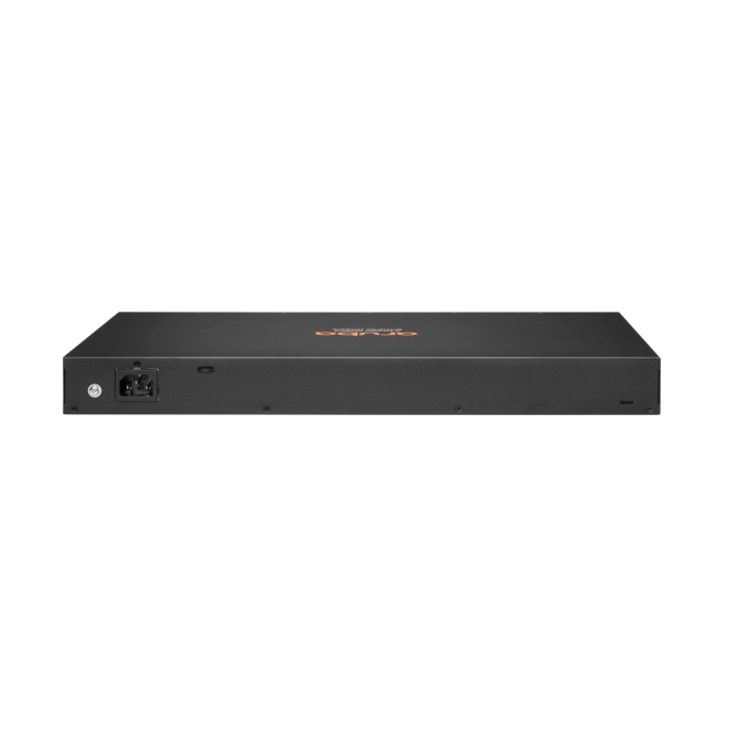 HPE Aruba Networking 6100 48G Class4 PoE 4SFP+ 370W Gestionado L3 Gigabit Ethernet (10/100/1000) Energía sobre Ethernet (PoE) 1U Negro 2 HPE Aruba Networking 6100 Switch imagen back view