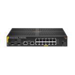 HPE Aruba Networking 6100 switch gestionado L3 de 12 puertos Gigabit Ethernet con PoE y 2 puertos SFP+ SKU JL679A#ABB, color negro