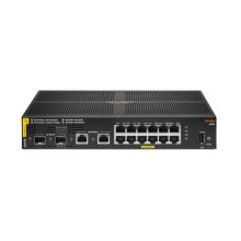 HPE Aruba Networking 6100 switch gestionado L3 de 12 puertos Gigabit Ethernet con PoE y 2 puertos SFP+ SKU JL679A#ABB, color negro