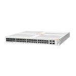 HPE Aruba Instant On 1930 48G Switch Gestionado L2+ con 48 Puertos Gigabit PoE, 4 SFP/SFP+ y 370W. Modelo blanco 1U. SKU JL686B#ABB