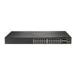 HPE Aruba Networking CX 6200F 24G Class-4 PoE 4SFP+ 370W Gestionado L3 Gigabit Ethernet (10/100/1000) Energía sobre Ethernet (PoE) 1U, SKU JL725B#ABB
