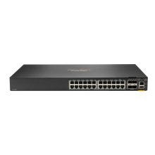 HPE Aruba Networking CX 6200F 24G Class-4 PoE 4SFP+ 370W Gestionado L3 Gigabit Ethernet (10/100/1000) Energía sobre Ethernet (PoE) 1U, SKU JL725B#ABB