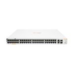 Switch gestionado HPE Aruba Networking Instant On 1960 48G con 40 puertos Class4 PoE y 8 puertos Class6 PoE, 2 puertos GT y 2 SFP+, 600W, SKU JL809A#ABB