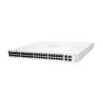 Switch gestionado HPE Aruba Networking Instant On 1960 48G con 40 puertos Class4 PoE y 8 puertos Class6 PoE, 2 puertos GT y 2 SFP+, 600W, SKU JL809A#ABB