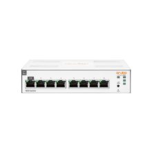 HPE Aruba Instant On 1830 8G es un switch gestionado de capa 2 con 8 puertos Gigabit Ethernet (10/100/1000). SKU: JL810A#ABB.