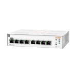 HPE Aruba Instant On 1830 8G es un switch gestionado de capa 2 con 8 puertos Gigabit Ethernet (10/100/1000). SKU: JL810A#ABB.