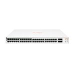 HPE Aruba Instant On 1830 48G, 24 puertos PoE Clase 4, 4 puertos SFP, 370W, gestionado L2, Gigabit Ethernet, SKU JL815A#ABB