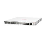 HPE Aruba Instant On 1830 48G, 24 puertos PoE Clase 4, 4 puertos SFP, 370W, gestionado L2, Gigabit Ethernet, SKU JL815A#ABB