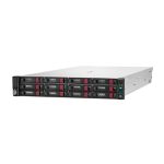 Servidor HPE ProLiant DL380 Gen10 Plus con procesador 4310 de 12 núcleos, 1 procesador, 2 módulos de 32GB RAM, controlador SR416i-a, 2 SSD SATA de 480GB, 2 fuentes de poder de 800W, SKU P80569-425