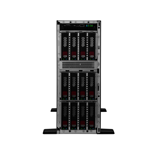 HPE ProLiant ML350 Gen11 4509Y 2.6GHz 8c 1P 2x32GB-R 8SFF MR408i-o 2x480GB SSD 2x1000W PS EU Server 2 Interior del servidor HPE ProLiant ML350 Gen11