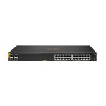 HPE Aruba Networking Switch 6000 24G Class4 PoE con 4SFP, 370W, gestionado L3, Gigabit Ethernet (10/100/1000), Energía sobre Ethernet (PoE), SKU R8N87A