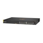 HPE Aruba Networking Switch 6000 24G Class4 PoE con 4SFP, 370W, gestionado L3, Gigabit Ethernet (10/100/1000), Energía sobre Ethernet (PoE), SKU R8N87A