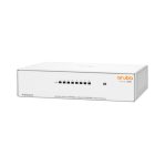 Switch HPE Aruba Instant On 1430 R8R45A#ABB no administrado con 8 puertos Gigabit Ethernet (10/100/1000) y diseño blanco