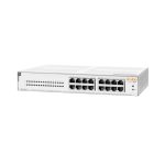 HPE Aruba Networking Aruba Instant On 1430 16G Class4 PoE 124W, no administrado, L2 Gigabit Ethernet (10/100/1000), 1U blanco. SKU: R8R48A#ABB