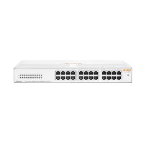 Imagen del switch HPE Aruba Networking Instant On 1430 24G no administrado L2 Gigabit Ethernet (10/100/1000) en color blanco, SKU R8R49A#ABB