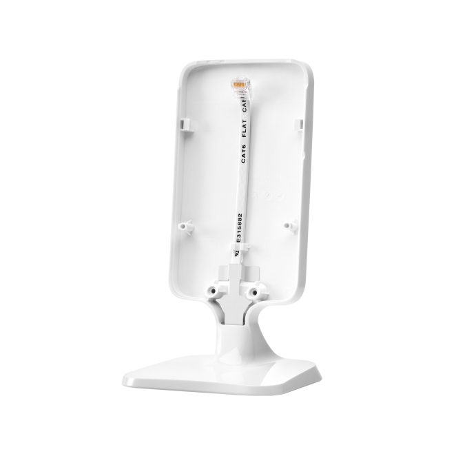 HPE Aruba AP-500H Ethernet Jack Desk Mount con montaje en escritorio Montaje en escritorio HPE Aruba Networking AP-500H-MNTD2 con conector RJ45 Ethernet, SKU S0J41A