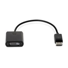 HP Adaptador DisplayPort a DVI, Compatible con Alta Definición, SKU F7W96AA