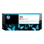 HP Cartucho de tinta HP DesignJet 745 en color rojo cromático, capacidad de 300 ml, SKU F9K06A.