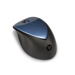 HP inalámbrico x4000 azul invierno, ratón ambidextro RF con sensor de láser, 1600 DPI, H1D34AA