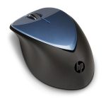 HP inalámbrico x4000 azul invierno, ratón ambidextro RF con sensor de láser, 1600 DPI, H1D34AA