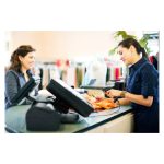 HP Sistema para minoristas RP7, modelo 7800 con pantalla multitáctil. SKU H6T46EA