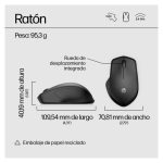 HP Ratón inalámbrico silencioso modelo 280 con diseño ergonómico, SKU 19U64AA#ABB