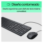 HP Teclado y Ratón con Cable 150 modelo 240J7AA#ABE, conjunto ergonómico y eficiente para ordenador