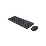 HP Teclado y Ratón con Cable 150 modelo 240J7AA#ABE, conjunto ergonómico y eficiente para ordenador